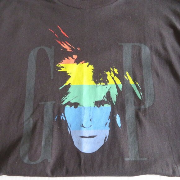 🎉🎉HPx2🎉🎉 Gap × Andy Warhol Pride Graphic T-Shirt, NWOT, Men's Size Large - Picture 3 of 7